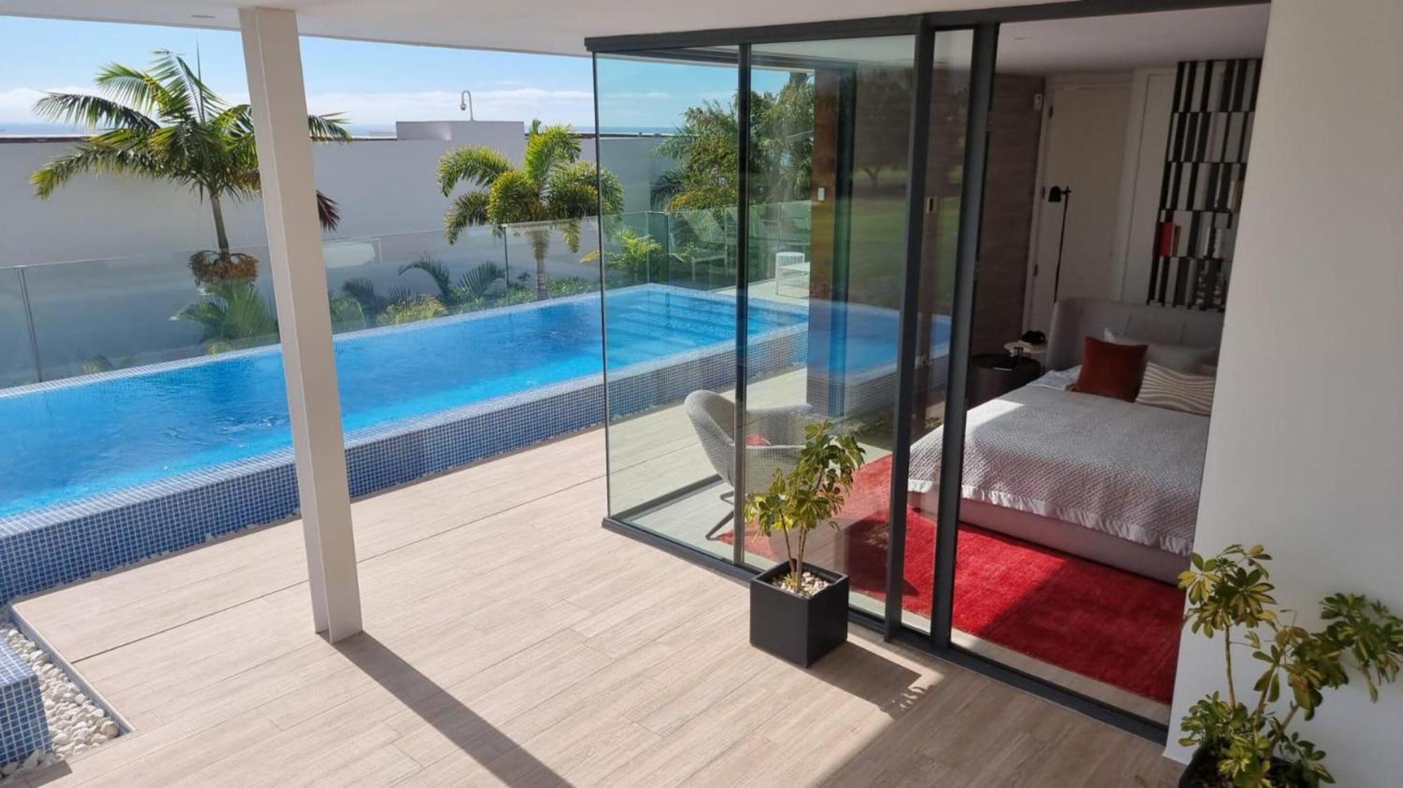 Luxury Villa Rebeka - Heated Pool And Jacuzzi Costa Adeje  Kültér fotó